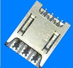 Type 1.4mm haut SIM Card Connectors nano de tiroir