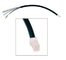 les tubes annulaires communs de PVC de connecteur de 6pin 06R-JWPF-VSLE-D JST ont enveloppé 1007 harnais de fil de contrôle de porte du fil 24AWG