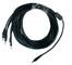 Mâle de la prise de puissance de dc 5521 5.5*2.1MM 5 à 1 cable électrique masculin de la lampe 24AWG