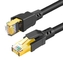 Pieds 10 du câble Cat6 6 de harnais gauche de fil, câbles de réseau Ethernet