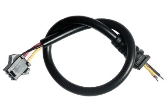 La S-vidéo femelle dépouillée de prise de PIN DIN de la fin 4 a adapté le cable électrique aux besoins du client